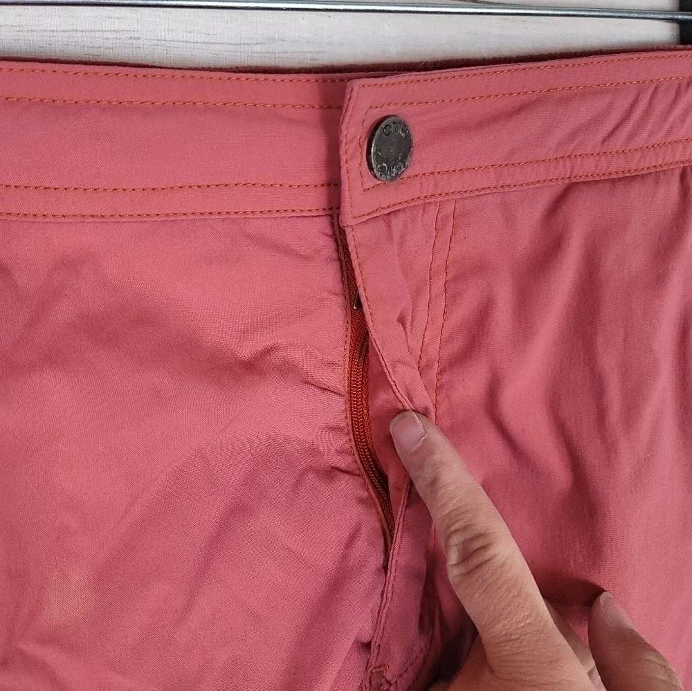 ONIA CALDER 6E SWIM TRUNKS IN BURNT RED, sz MEDIUM